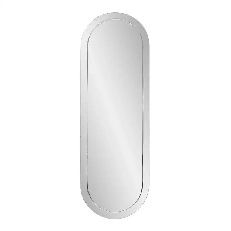 Howard Elliott 45.5"x30.75" Rectangular Wall Mirror with Mirrored Smoky Gray Wood Frame: Modern Design, No Assembly Required