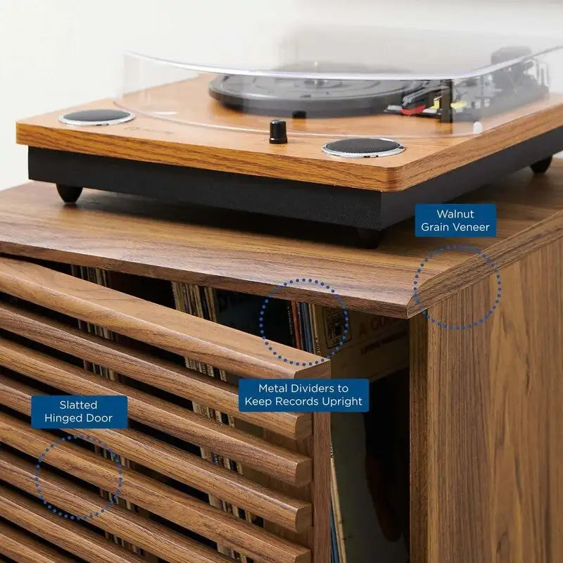 19 Vinyl Record Display Stand - 18.5L x 17.5W x 22H