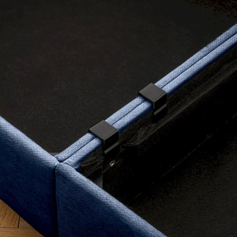 109 Chenille Upholstered L-Shaped Modular Sectional Sofa with Storage Seat, DIY Combination