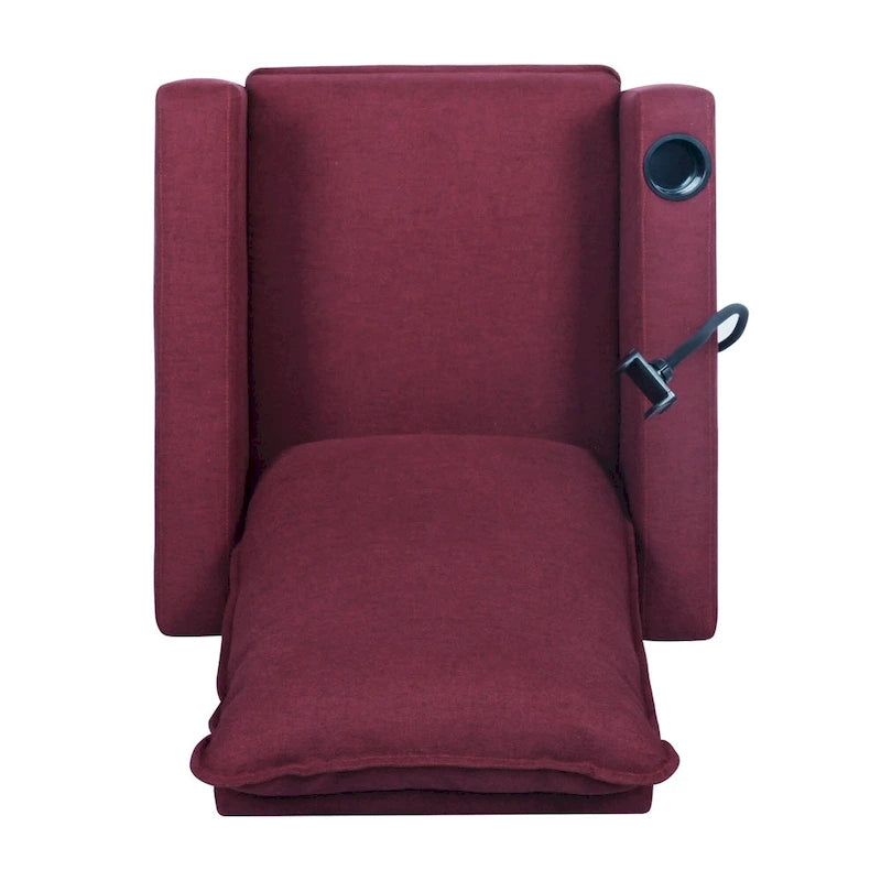 Christopher Knight Home - Mason Adjustable Recliner Sofa with Cup Holder and Convenient Storage