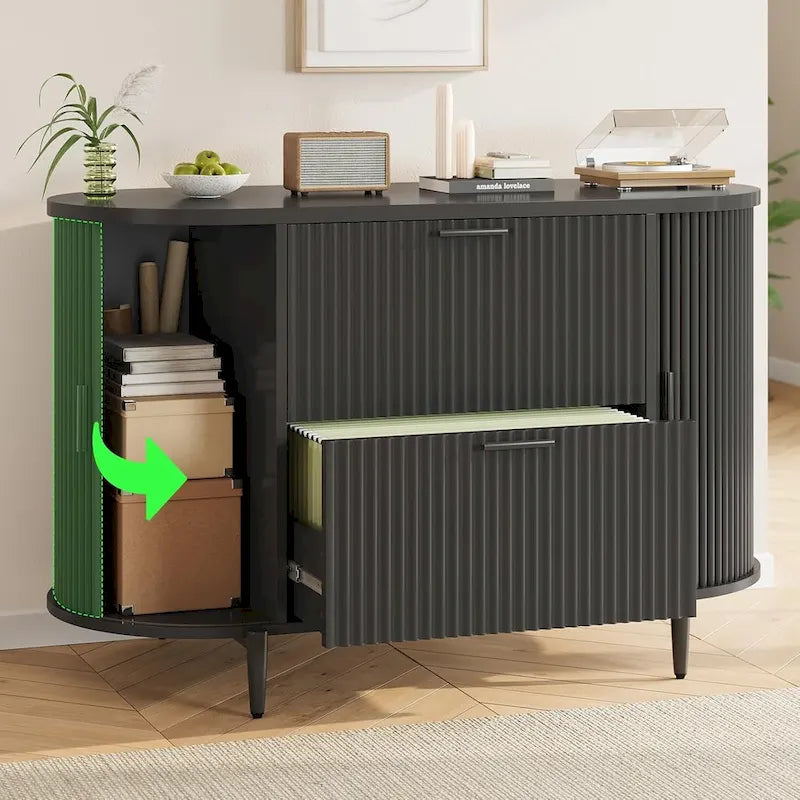 2 Drawer File Cabinet Filing Cabinet Home Office 2 Door Storage