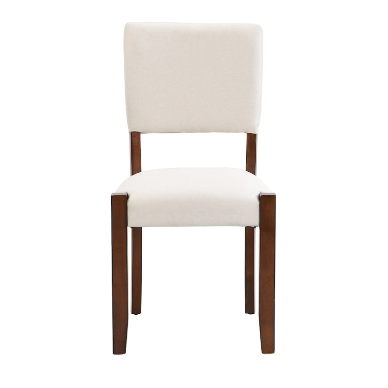 5-Piece Modern Dining Set with Rectangular Table & Chairs