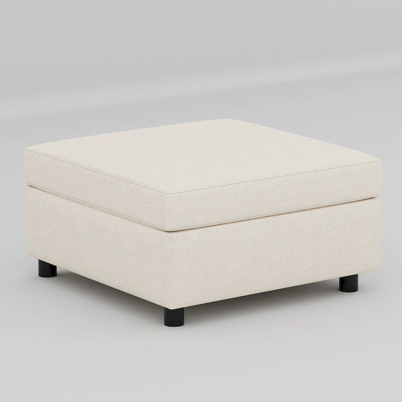 Beige 129 Convertible 8-Seater Modular Sofa with Storage