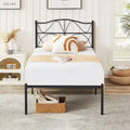 VECELO Bed Frame with Headboard,Easy Set up- Twin/Full/Queen Size Bed