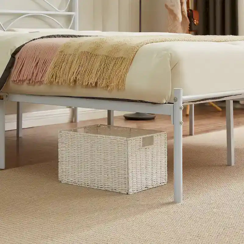 VECELO Bed Frame with Headboard,Easy Set up- Twin/Full/Queen Size Bed