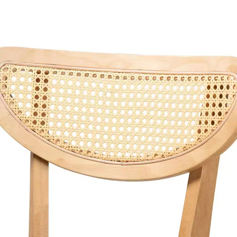 Tabourets de bar hauteur comptoir en tissu et bois Gris/Chêne Naturel/Marron Clair : Revêtement en polyester, Structure en caoutchouc