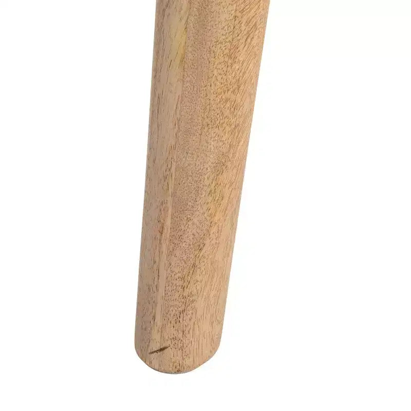Banc quadrillé en cuir marron : Cadre en bois de manguier, assemblage par un adulte, nettoyage des taches, forme rectangulaire