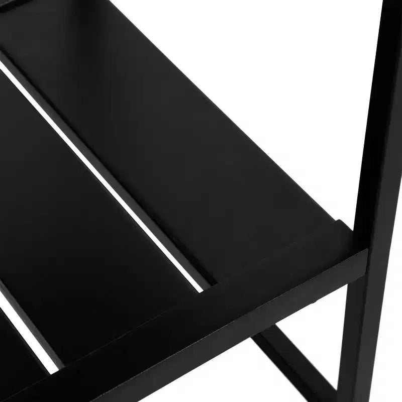 Table d'appoint en bois et métal