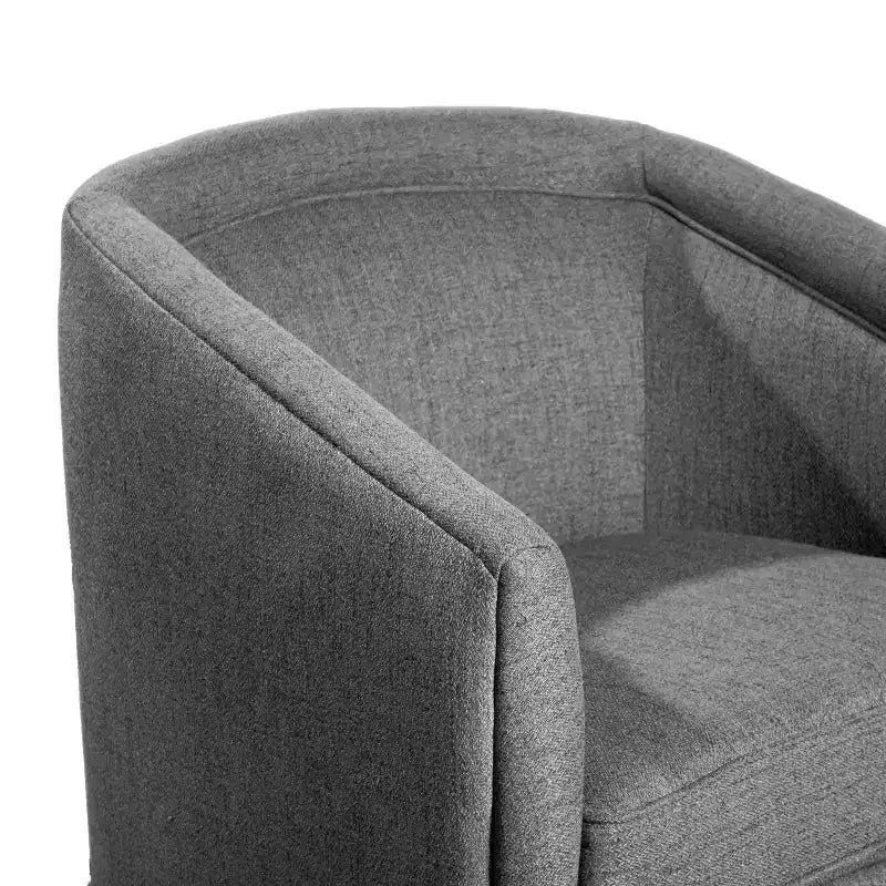 Fauteuil crapaud pivotant et capitonné