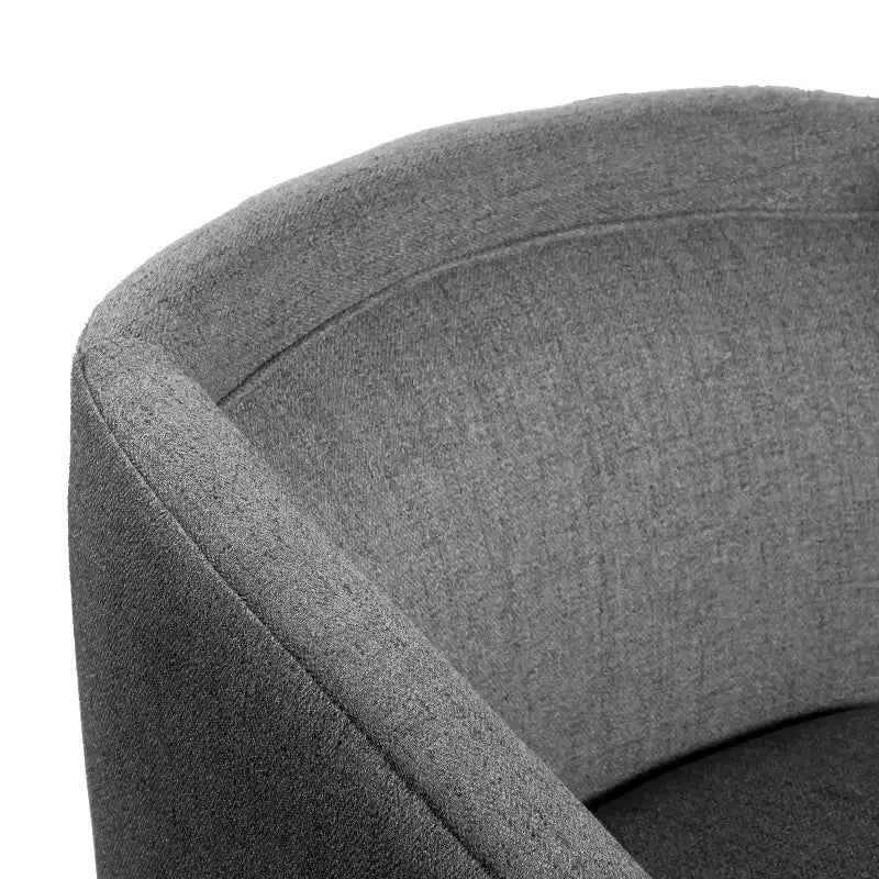 Fauteuil crapaud pivotant et capitonné