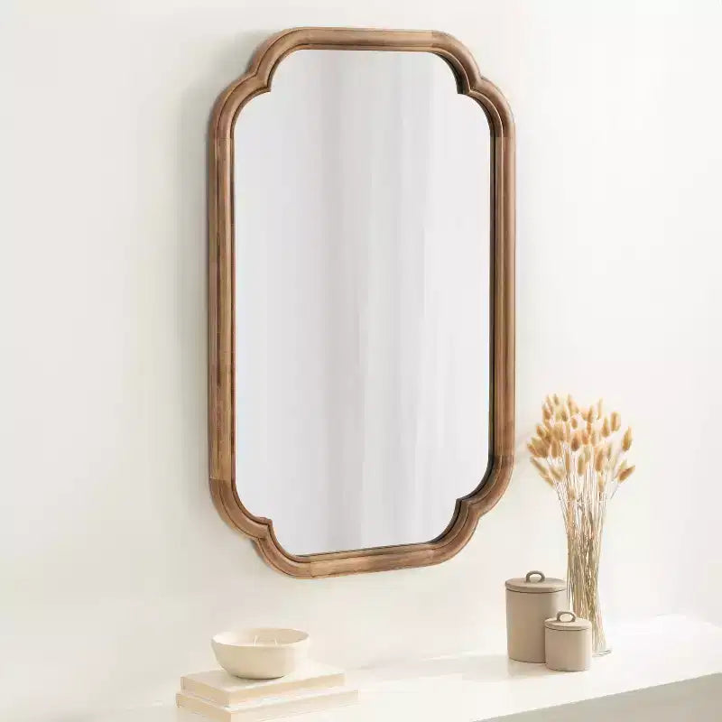 Miroir mural festonné