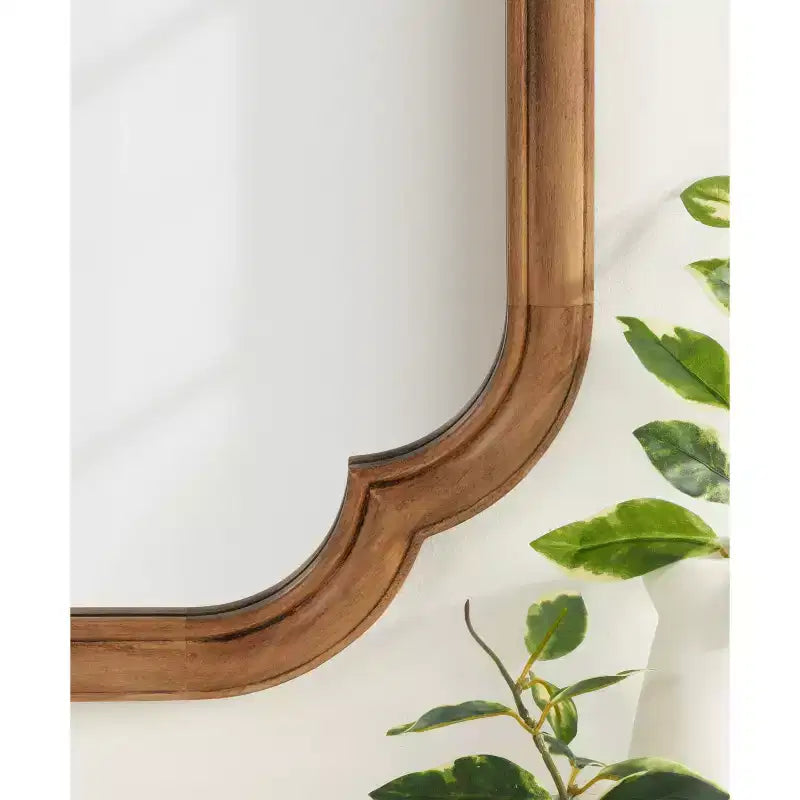 Miroir mural festonné