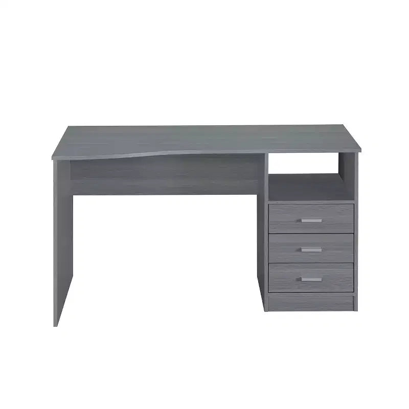 Bureau informatique classique avec tiroirs multiples