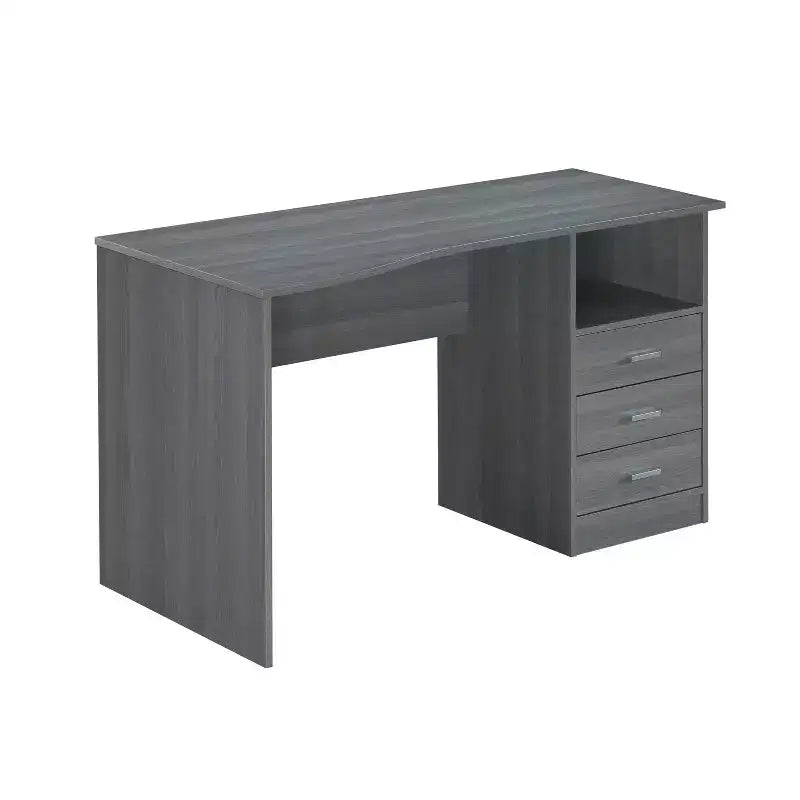 Bureau informatique classique avec tiroirs multiples