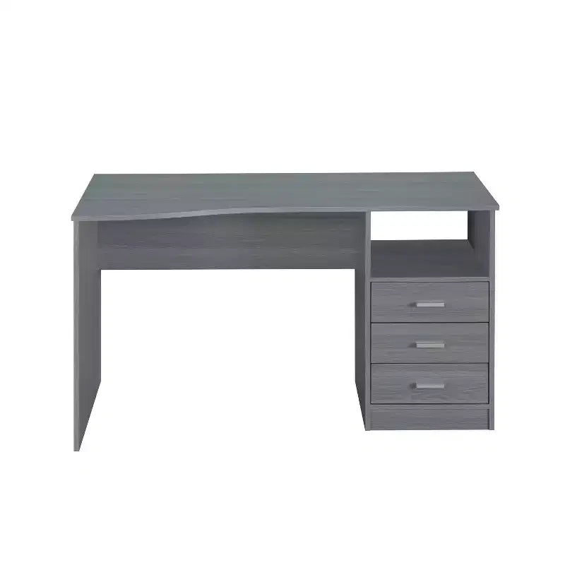 Bureau informatique classique avec tiroirs multiples