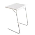 Lexi Home My Comfy TV Table Mate Adjustable Folding - White