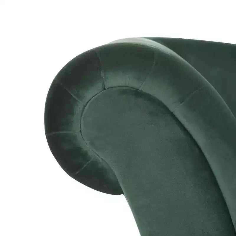 Chaise longue en velours