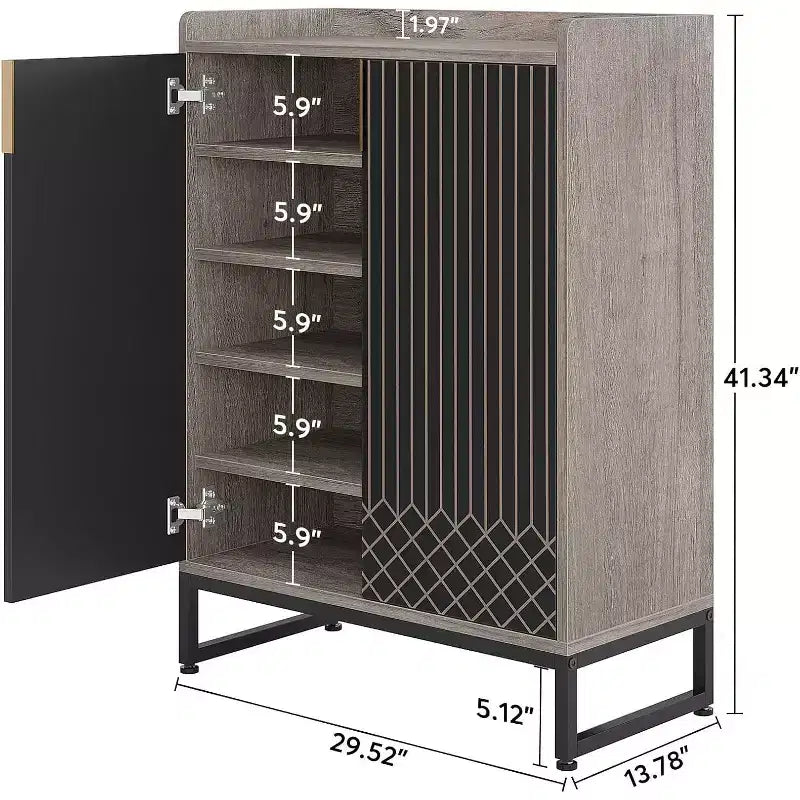 Meuble de rangement pour chaussures à 5 niveaux