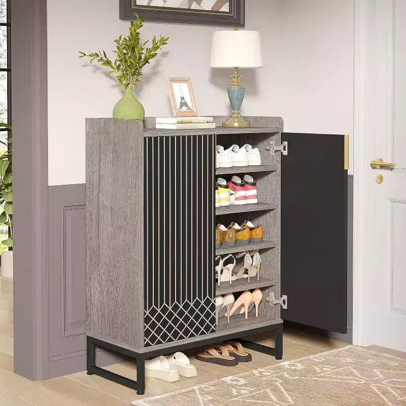 Meuble de rangement pour chaussures à 5 niveaux