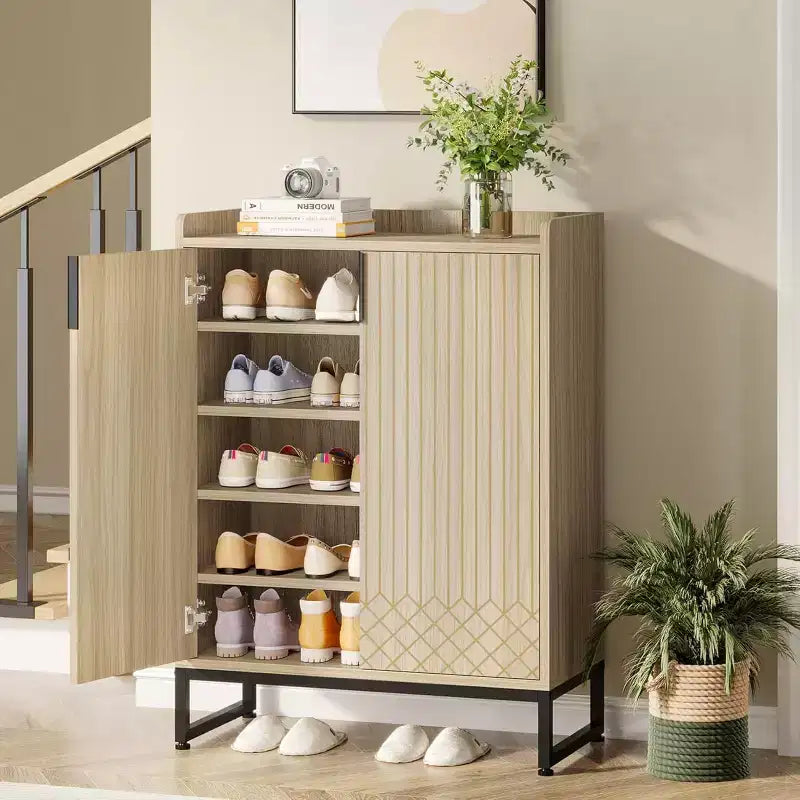Meuble de rangement pour chaussures à 5 niveaux