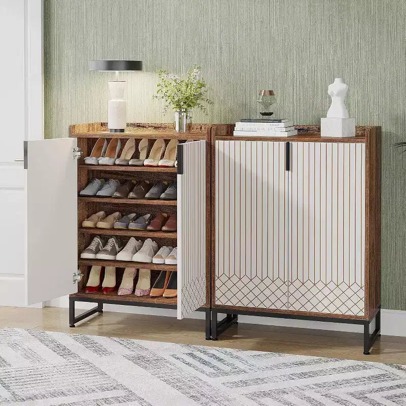 Meuble de rangement pour chaussures à 5 niveaux