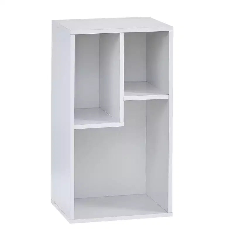 VECELO 3 Shelf Bookcase, Wood Bookshelf and Bookshelves