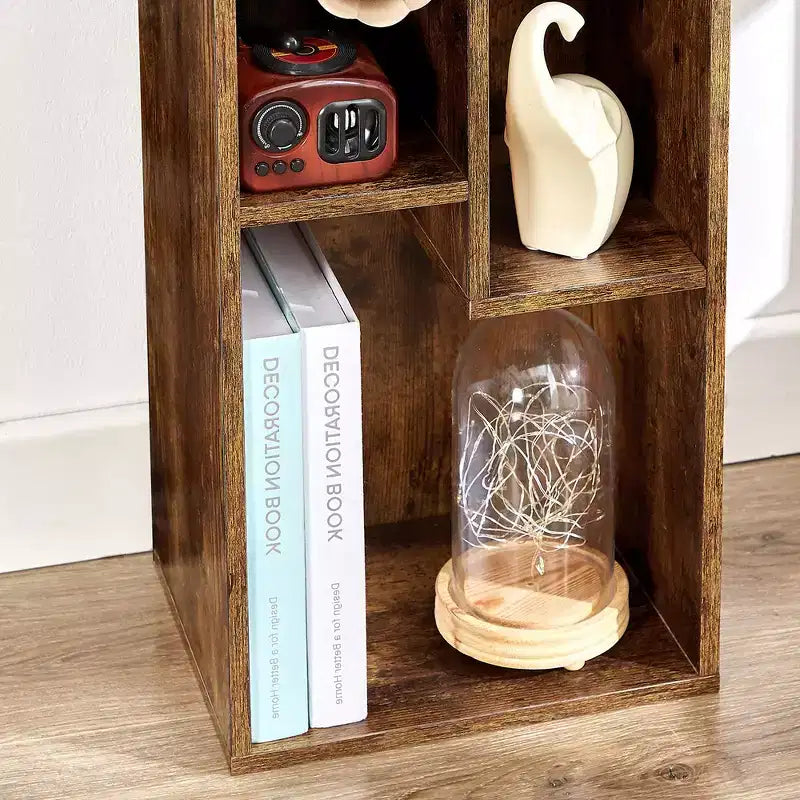 Bibliothèque à 3 étagères, Étagère à livres en bois et Étagères