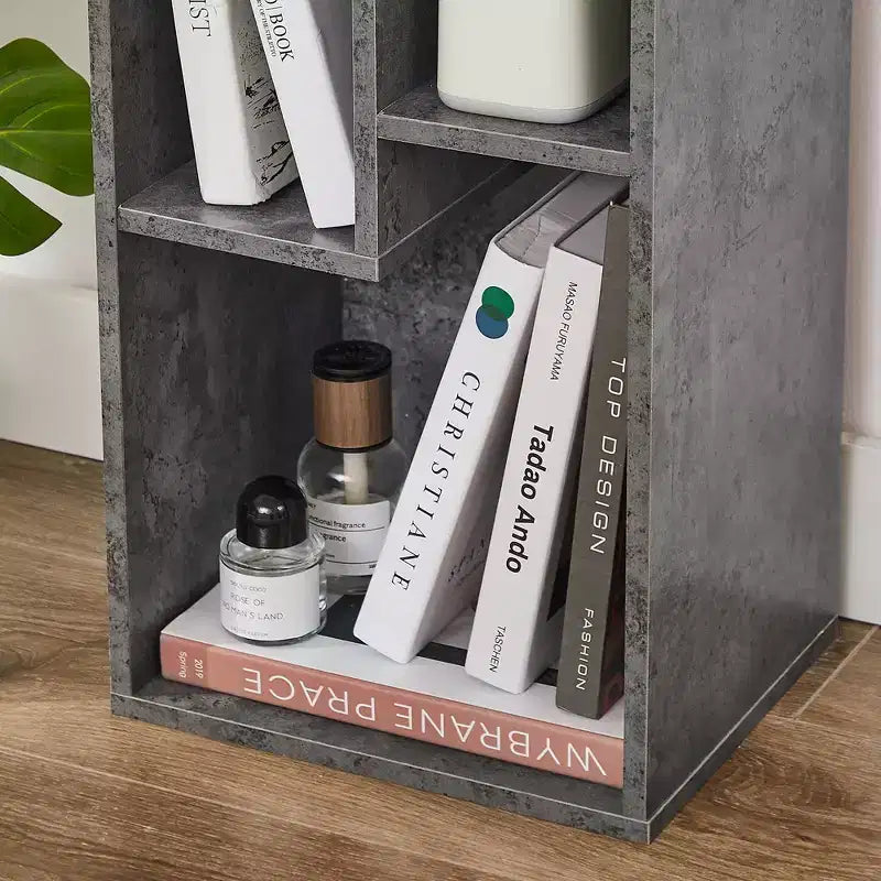 Bibliothèque à 3 étagères, Étagère à livres en bois et Étagères