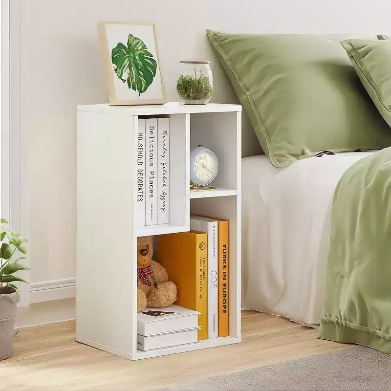 Bibliothèque à 3 étagères, Étagère à livres en bois et Étagères