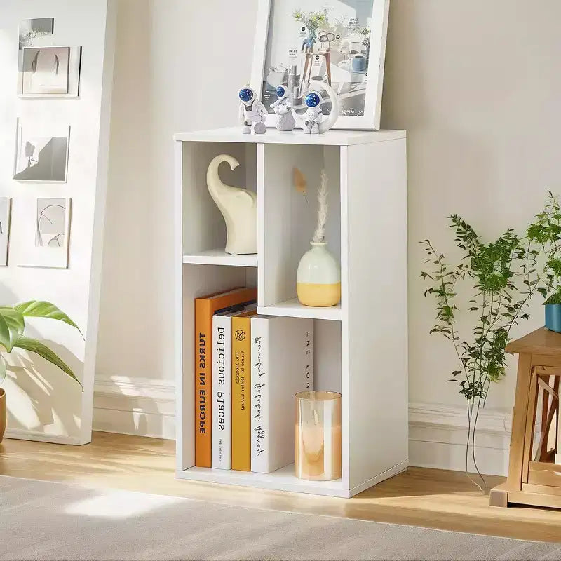 Bibliothèque à 3 étagères, Étagère à livres en bois et Étagères