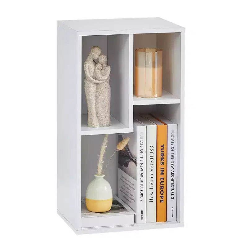 Bibliothèque à 3 étagères, Étagère à livres en bois et Étagères