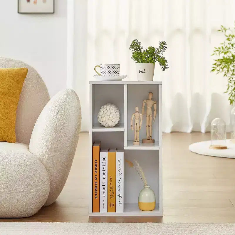 Bibliothèque à 3 étagères, Étagère à livres en bois et Étagères