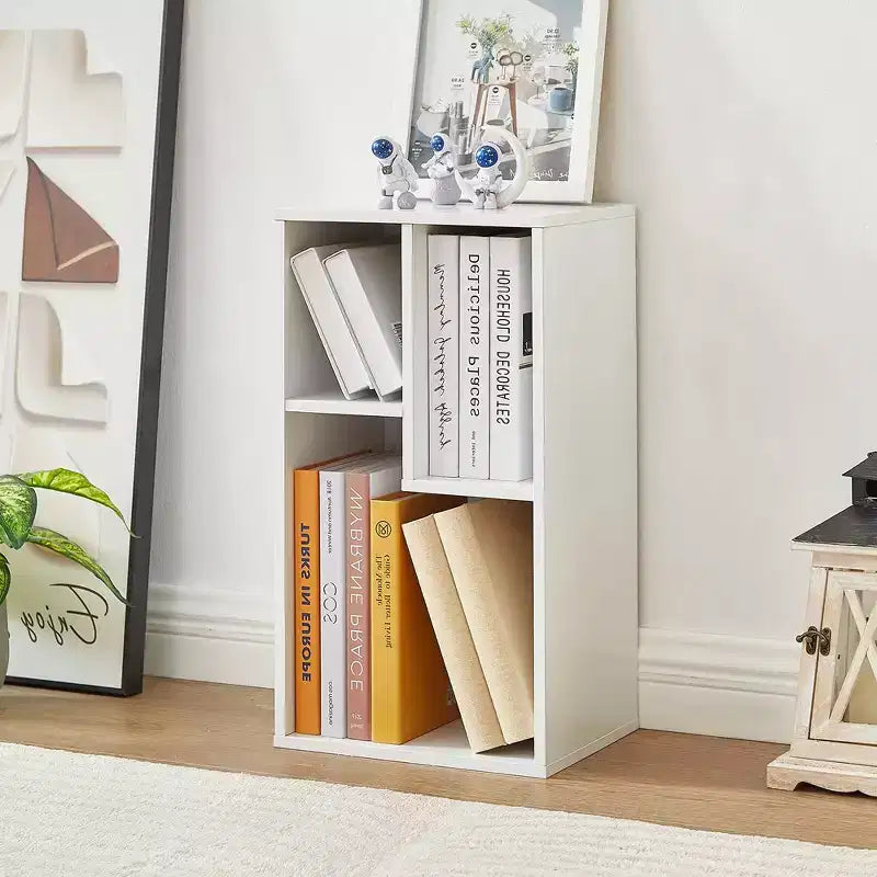 Bibliothèque à 3 étagères, Étagère à livres en bois et Étagères