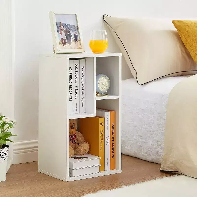 Bibliothèque à 3 étagères, Étagère à livres en bois et Étagères