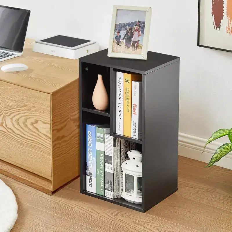 Bibliothèque à 3 étagères, Étagère à livres en bois et Étagères