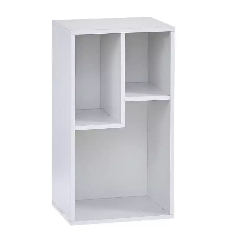 Bibliothèque à 3 étagères, Étagère à livres en bois et Étagères