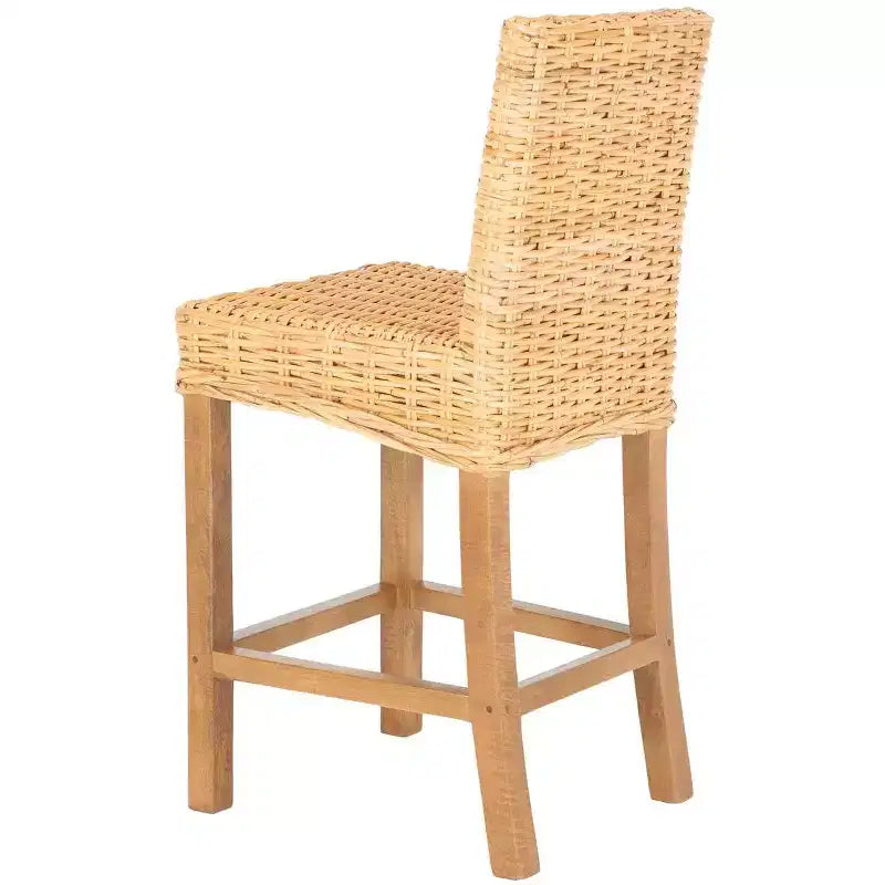 Tabouret de bar en rotin