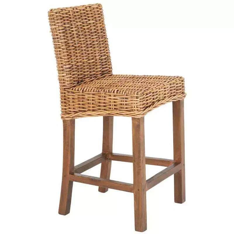 Tabouret de bar en rotin