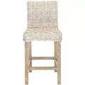 Tobie Rattan Counter Stool - BST6501 - Safavieh