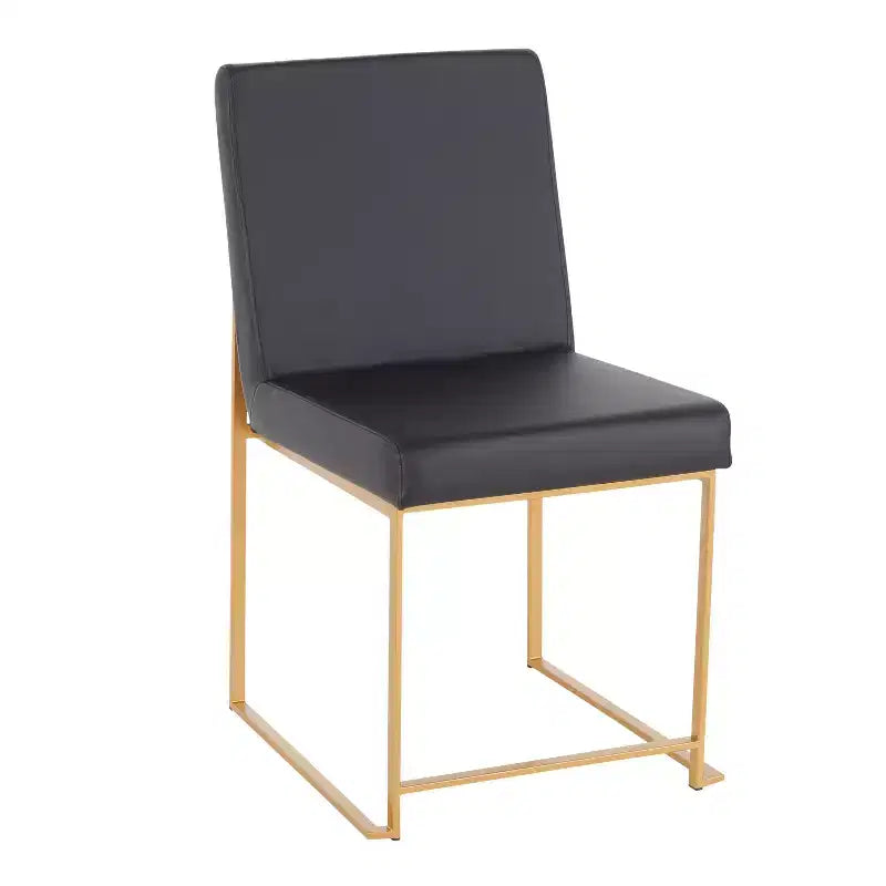 Lot de 2 chaises de salle à manger à dossier haut