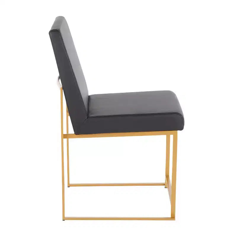 Lot de 2 chaises de salle à manger à dossier haut