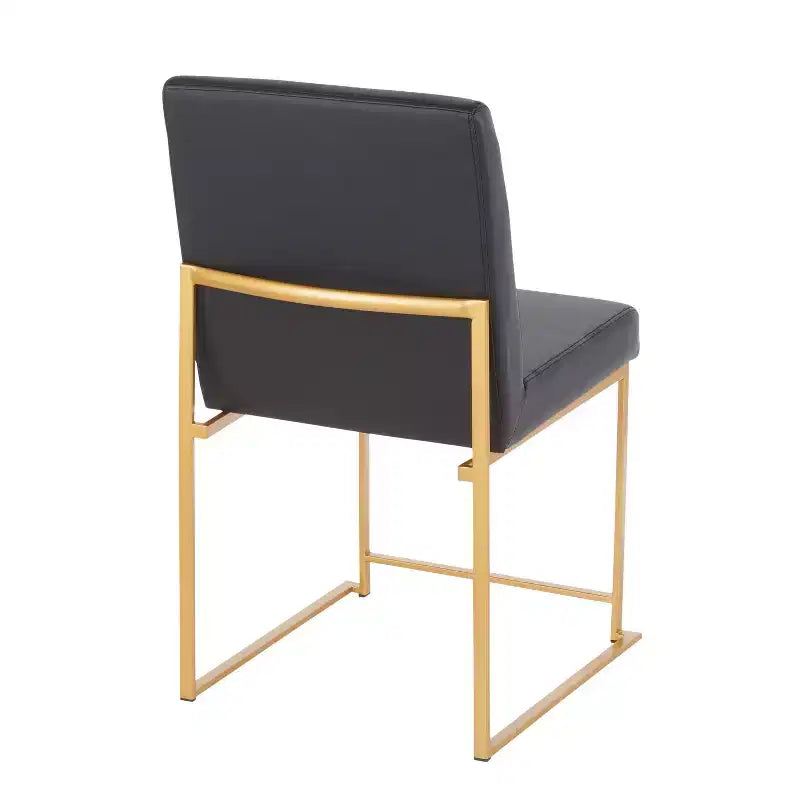 Lot de 2 chaises de salle à manger à dossier haut