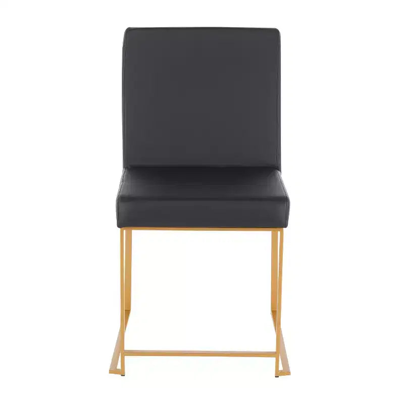 Lot de 2 chaises de salle à manger à dossier haut