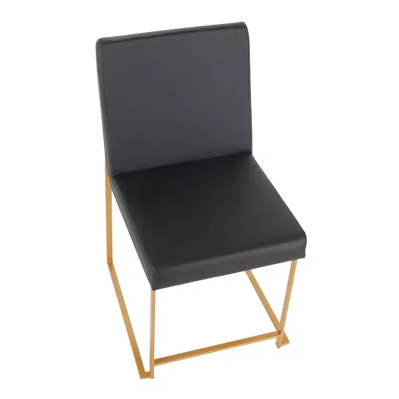 Lot de 2 chaises de salle à manger à dossier haut