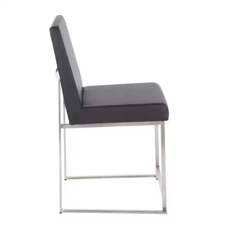 Lot de 2 chaises de salle à manger à dossier haut