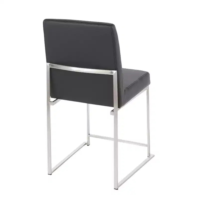 Lot de 2 chaises de salle à manger à dossier haut