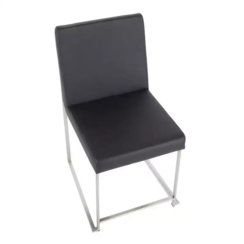 Lot de 2 chaises de salle à manger à dossier haut