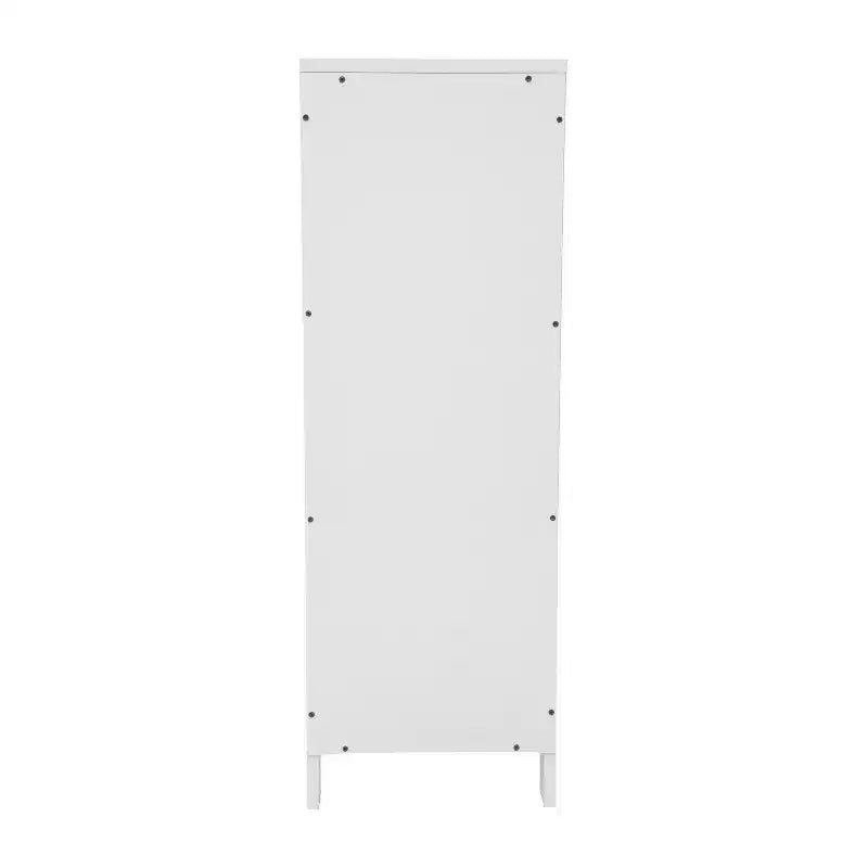 Meuble de rangement de salle de bain à 2 tiroirs avec étagère ouverte
