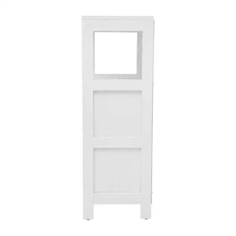Meuble de rangement de salle de bain à 2 tiroirs avec étagère ouverte