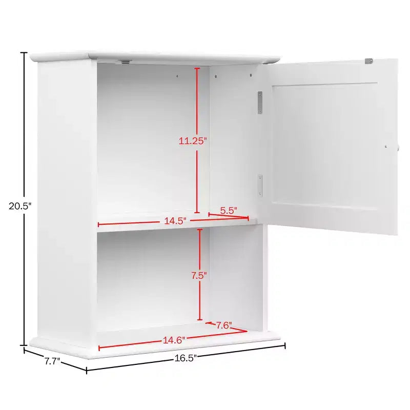 Organisateur de salle de bain Lavish Home - Armoire à pharmacie ou Rangement au-dessus des toilettes